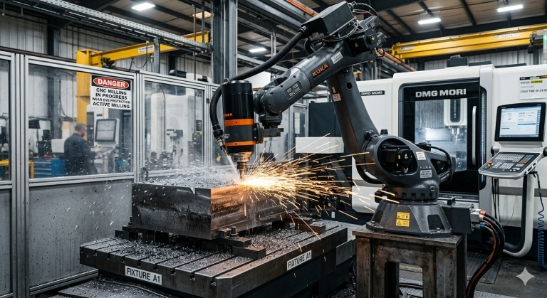 “Robotic milling vibration during industrial robot machining operation